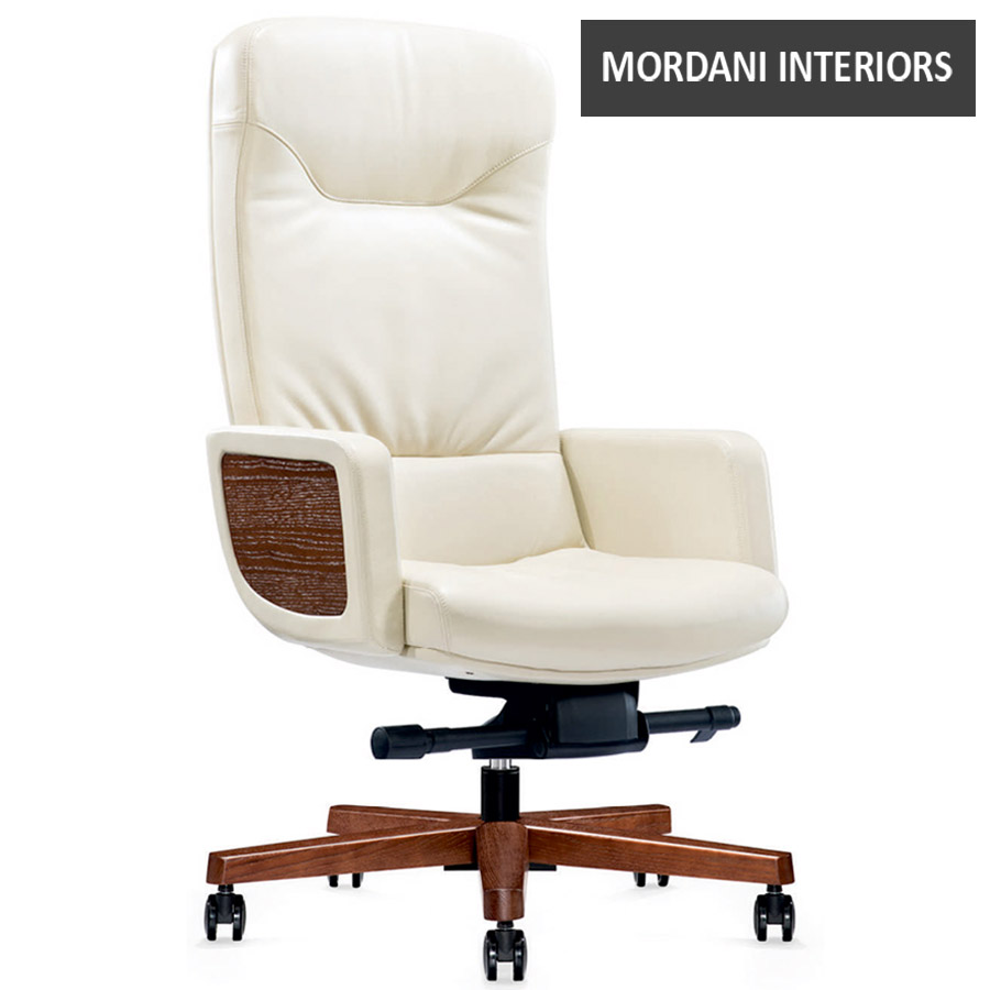 Rector High Back 100% Genuine Leather Chair